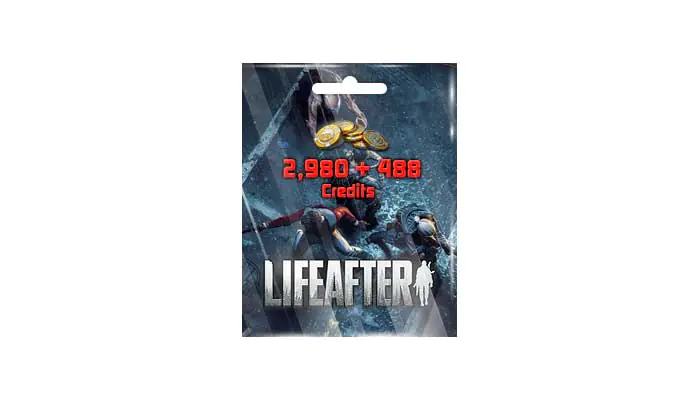بطاقة شحن لعبة (LifeAfter) 2980 + 488 كرديت PUDDING Pay USD 46.99